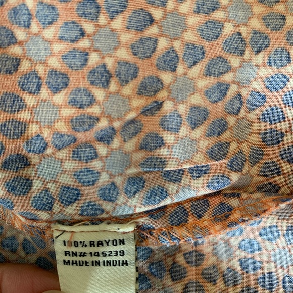 Sim & Sam Boho Hippie Kimono Tunic Purple Blue New - Picture 12 of 12